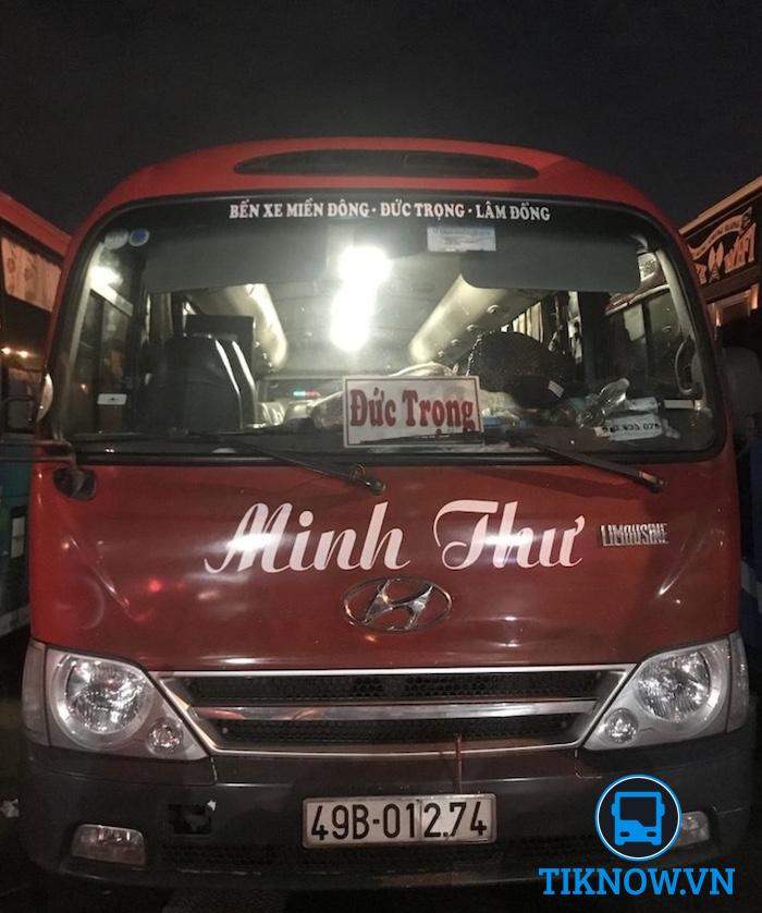 Xe Minh Thư: Xe đi Đà Lạt từ Sài Gòn ghế ngồi uy tín