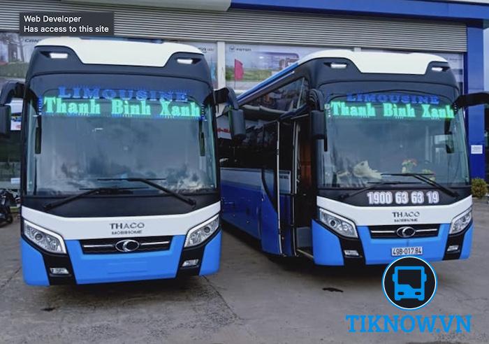 Xe Thanh Bình Xanh: Xe khách Sài Gòn Đà Lạt giường nằm uy tín
